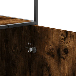 Highboard Räuchereiche 35,5x35x139 cm