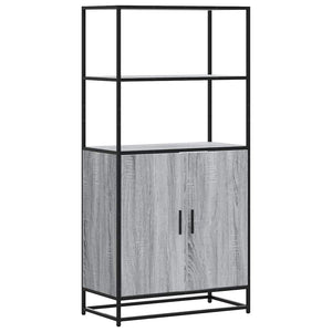 Highboard Grau Sonoma 68x35x139 cm