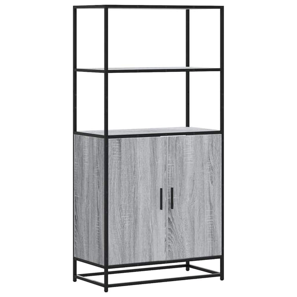 Highboard Grau Sonoma 68x35x139 cm