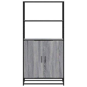 Highboard Grau Sonoma 68x35x139 cm
