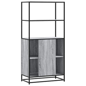 Highboard Grau Sonoma 68x35x139 cm