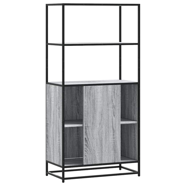 Highboard Grau Sonoma 68x35x139 cm