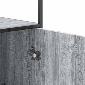 Highboard Grau Sonoma 68x35x139 cm
