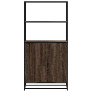Highboard Braun Eichenoptik 68x35x139 cm
