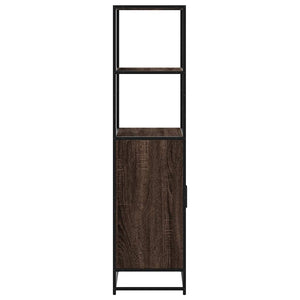 Highboard Braun Eichenoptik 68x35x139 cm