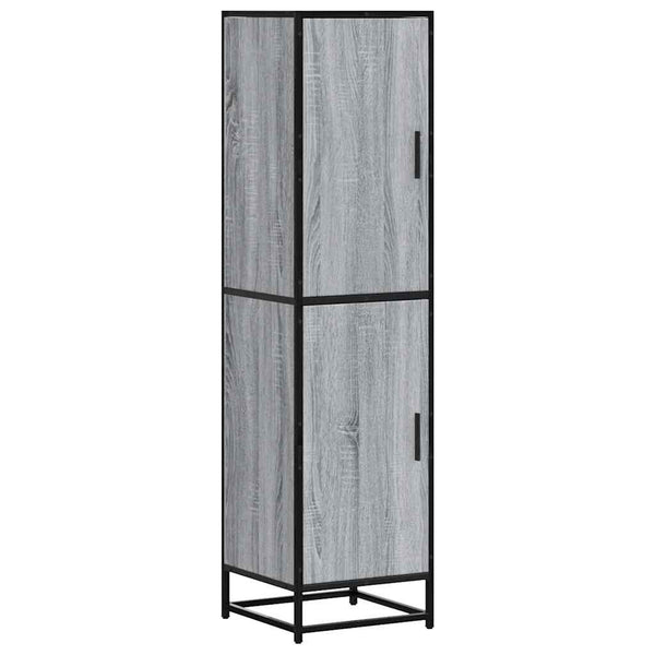 Highboard Grau Sonoma 35,5x35x139 cm