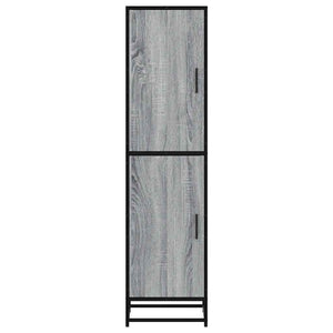 Highboard Grau Sonoma 35,5x35x139 cm