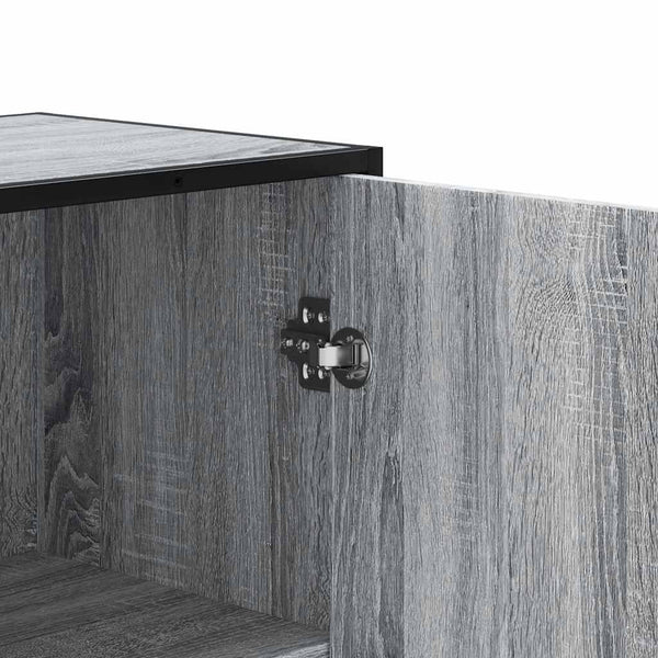 Highboard Grau Sonoma 35,5x35x139 cm