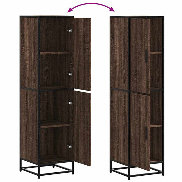 Highboard Braun Eichen-Optik 139cm
