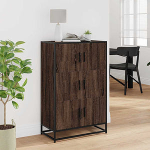 Highboard Braun Eichenoptik 68x35x106,5cm