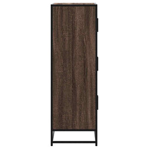 Highboard Braun Eichenoptik 68x35x106,5cm