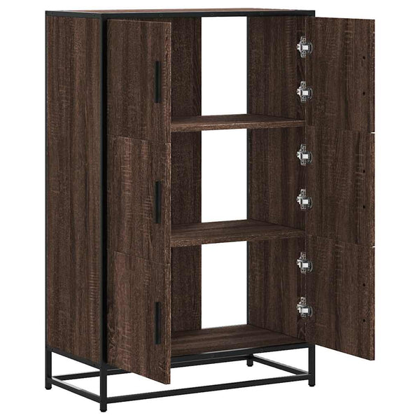 Highboard Braun Eichenoptik 68x35x106,5cm