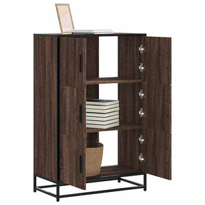 Highboard Braun Eichenoptik 68x35x106,5cm