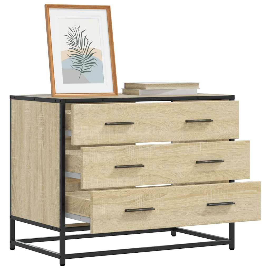 Schubladenschrank Sonoma-Eiche 70 cm