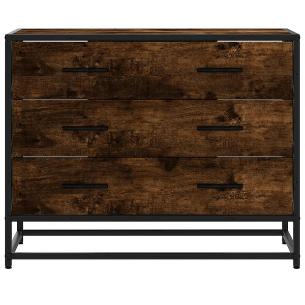 Schubladenschrank Räuchereiche 70 cm