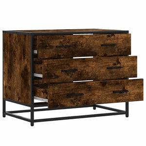 Schubladenschrank Räuchereiche 70 cm