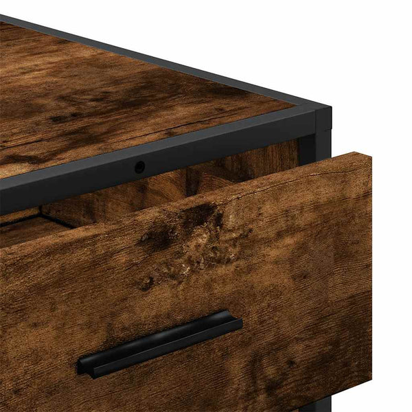 Schubladenschrank Räuchereiche 70 cm