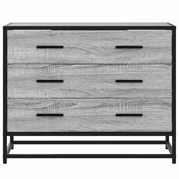 Schubladenschrank Grau Sonoma 70x41x56 cm