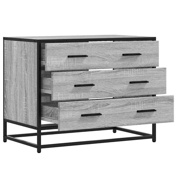 Schubladenschrank Grau Sonoma 70x41x56 cm