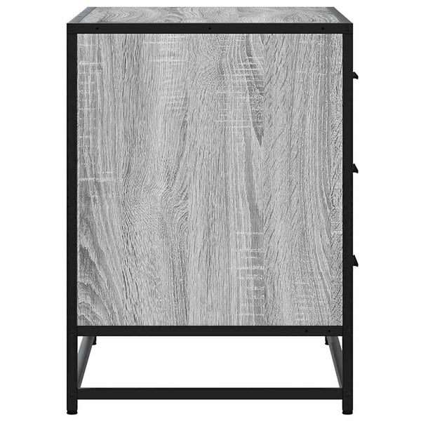 Schubladenschrank Grau Sonoma 70x41x56 cm