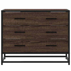 Schubladenschrank Braun Eichen-Optik 70 cm