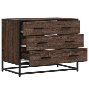 Schubladenschrank Braun Eichen-Optik 70 cm