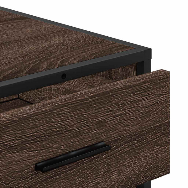 Schubladenschrank Braun Eichen-Optik 70 cm