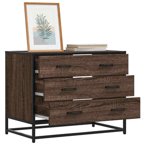 Schubladenschrank Braun Eichen-Optik 70 cm