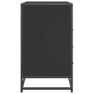 Schwarzer Schubladenschrank 70 cm
