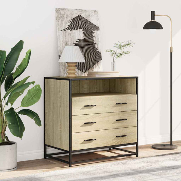Schubladenschrank Sonoma-Eiche 70 cm