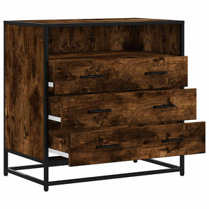 Schubladenschrank Räuchereiche 70 cm