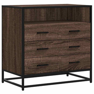 Schubladenschrank Braun Eichen-Optik 70 cm