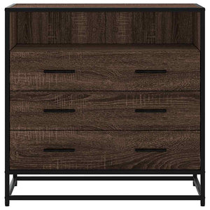 Schubladenschrank Braun Eichen-Optik 70 cm