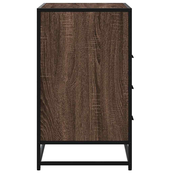 Schubladenschrank Braun Eichen-Optik 70 cm