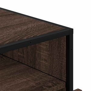 Schubladenschrank Braun Eichen-Optik 70 cm