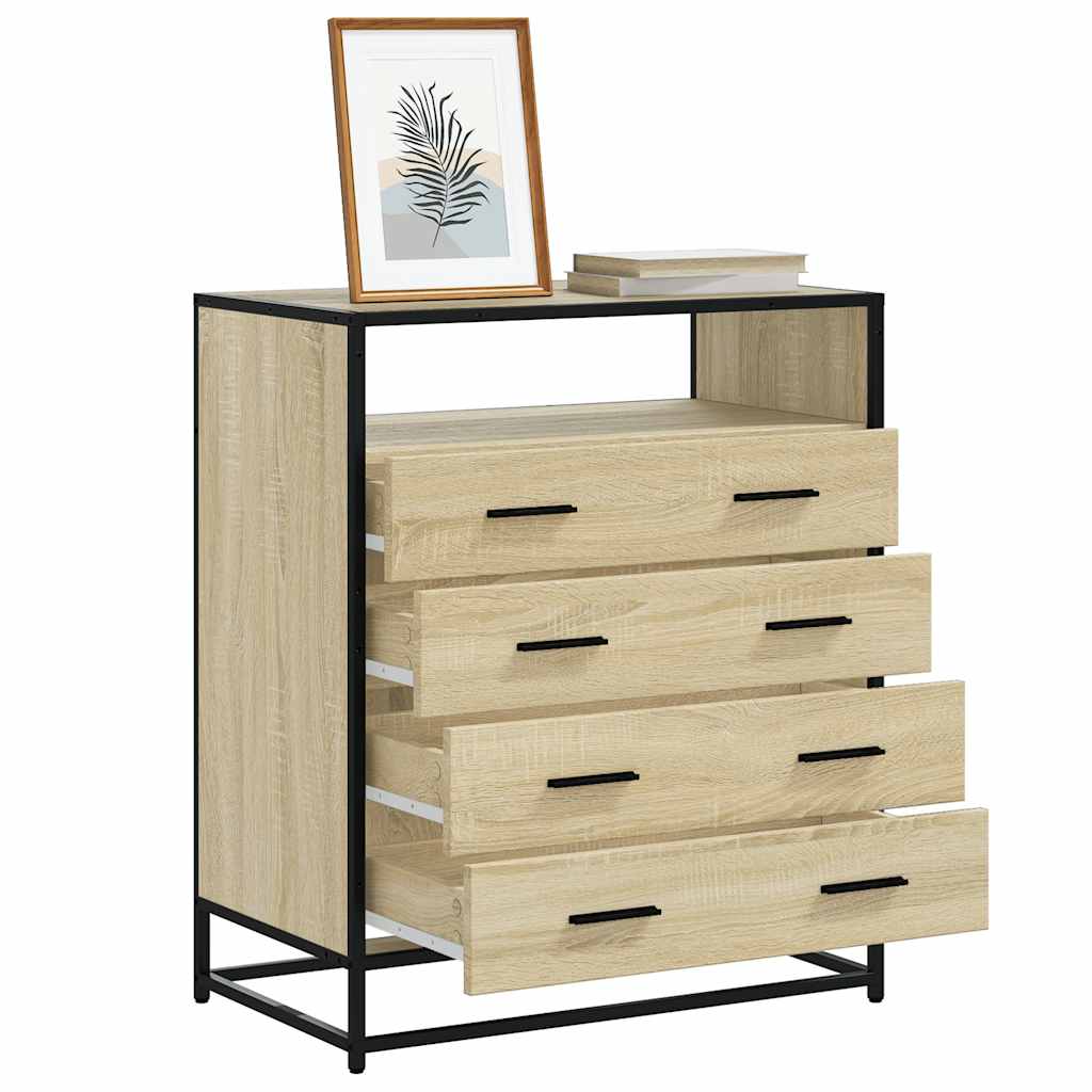 Schubladenschrank Sonoma-Eiche 70 cm