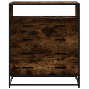 Schubladenschrank Räuchereiche 70 cm