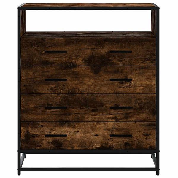 Schubladenschrank Räuchereiche 70 cm