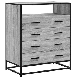 Schubladenschrank Grau Sonoma 70 cm