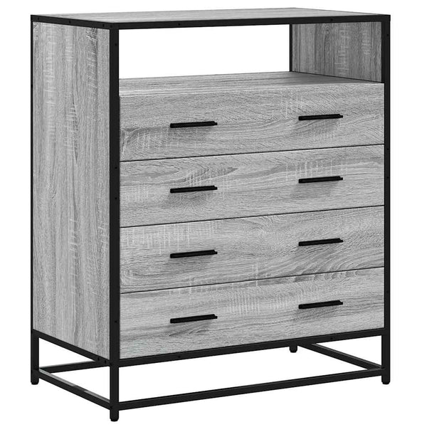 Schubladenschrank Grau Sonoma 70 cm