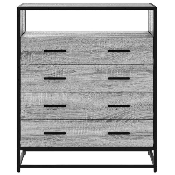 Schubladenschrank Grau Sonoma 70 cm