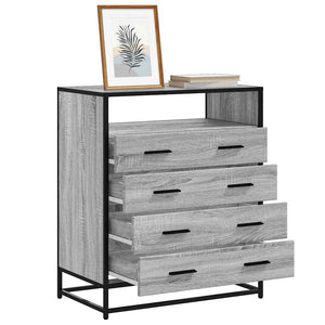 Schubladenschrank Grau Sonoma 70 cm