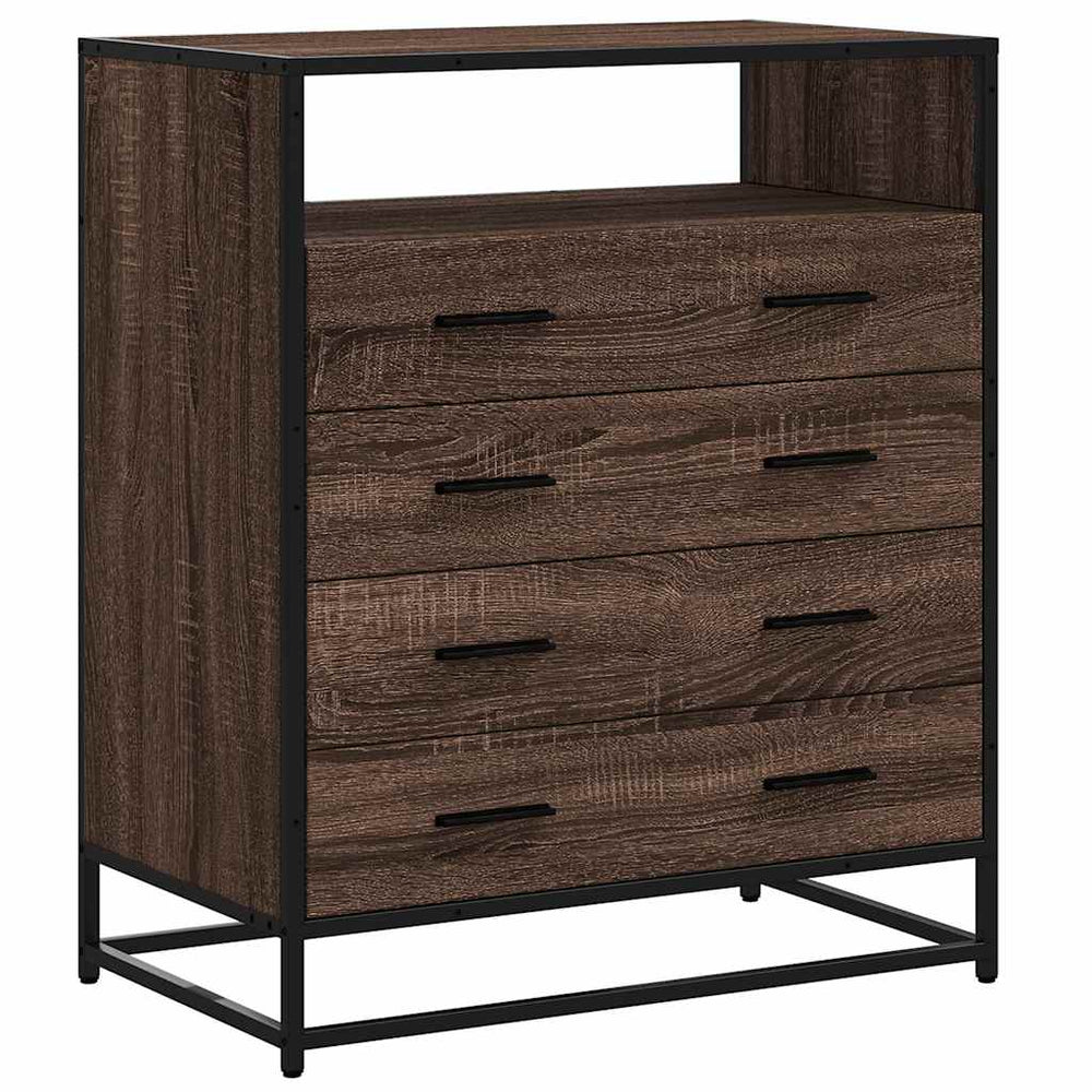 Schubladenschrank Braun Eichen-Optik