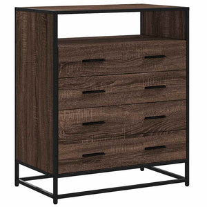 Schubladenschrank Braun Eichen-Optik