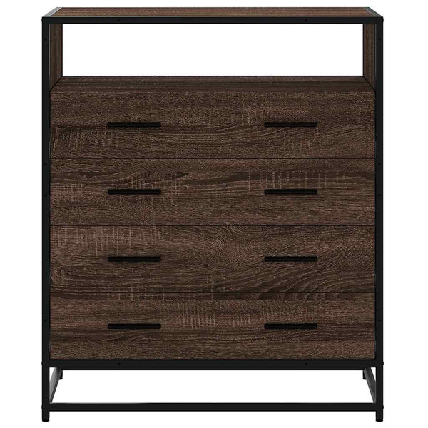 Schubladenschrank Braun Eichen-Optik