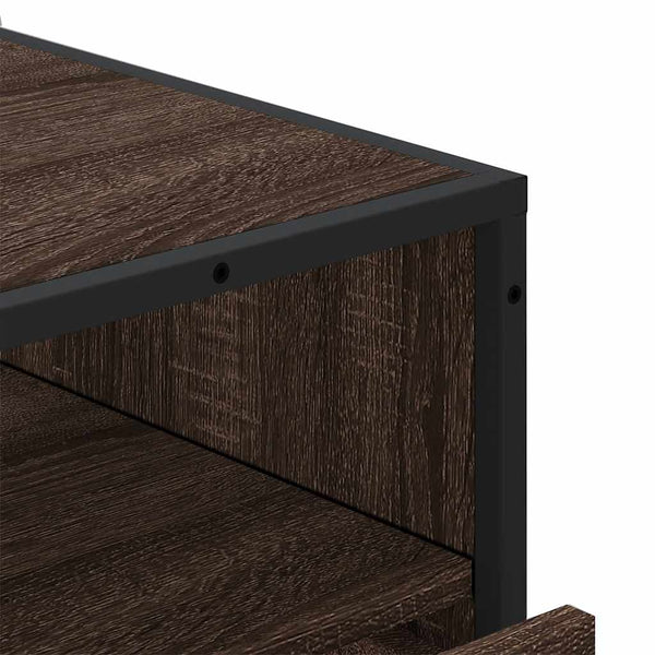 Schubladenschrank Braun Eichen-Optik