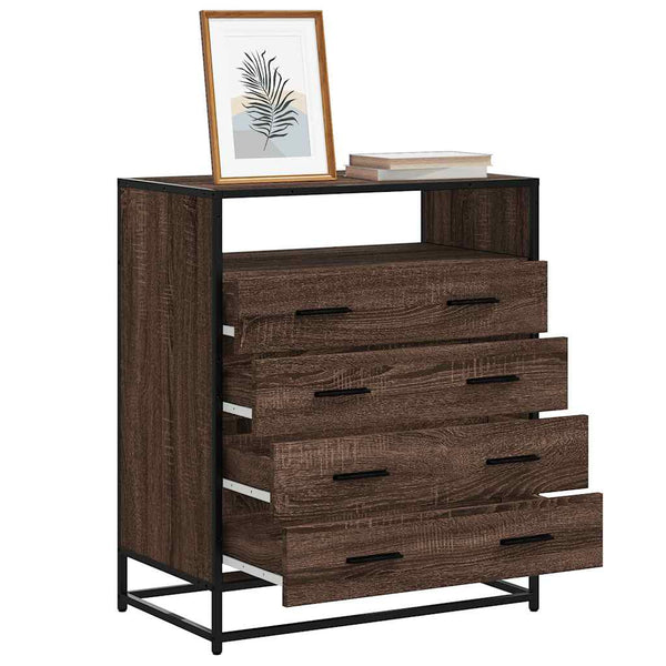 Schubladenschrank Braun Eichen-Optik