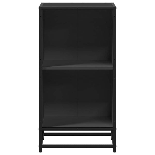 Schwarzes Bücherregal 40x35x76 cm