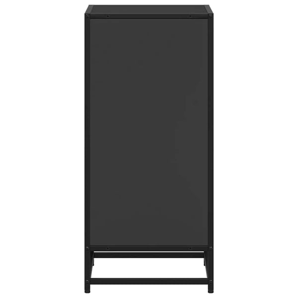 Schwarzes Bücherregal 40x35x76 cm