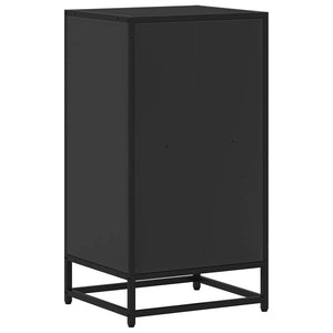 Schwarzes Bücherregal 40x35x76 cm
